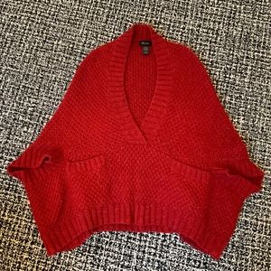 Poncho sweater